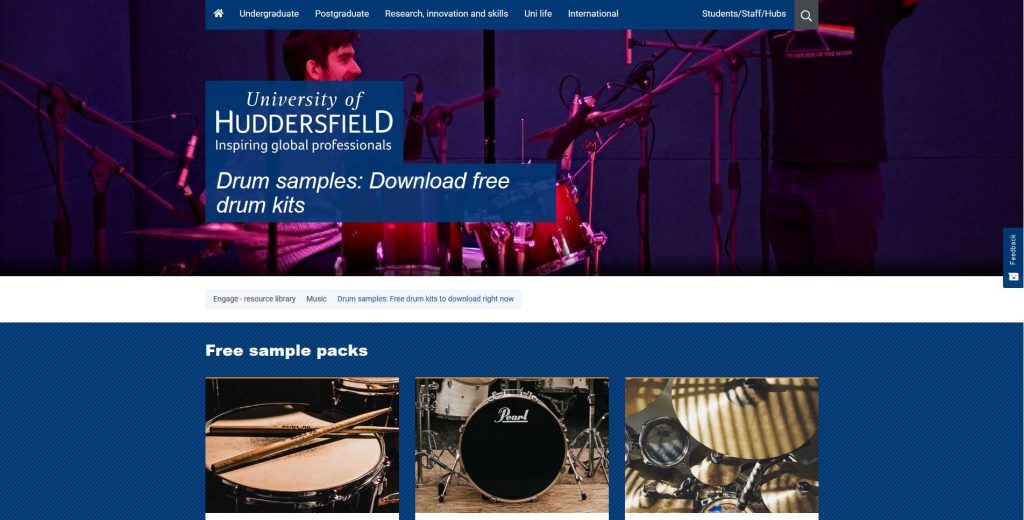 Free drum samples