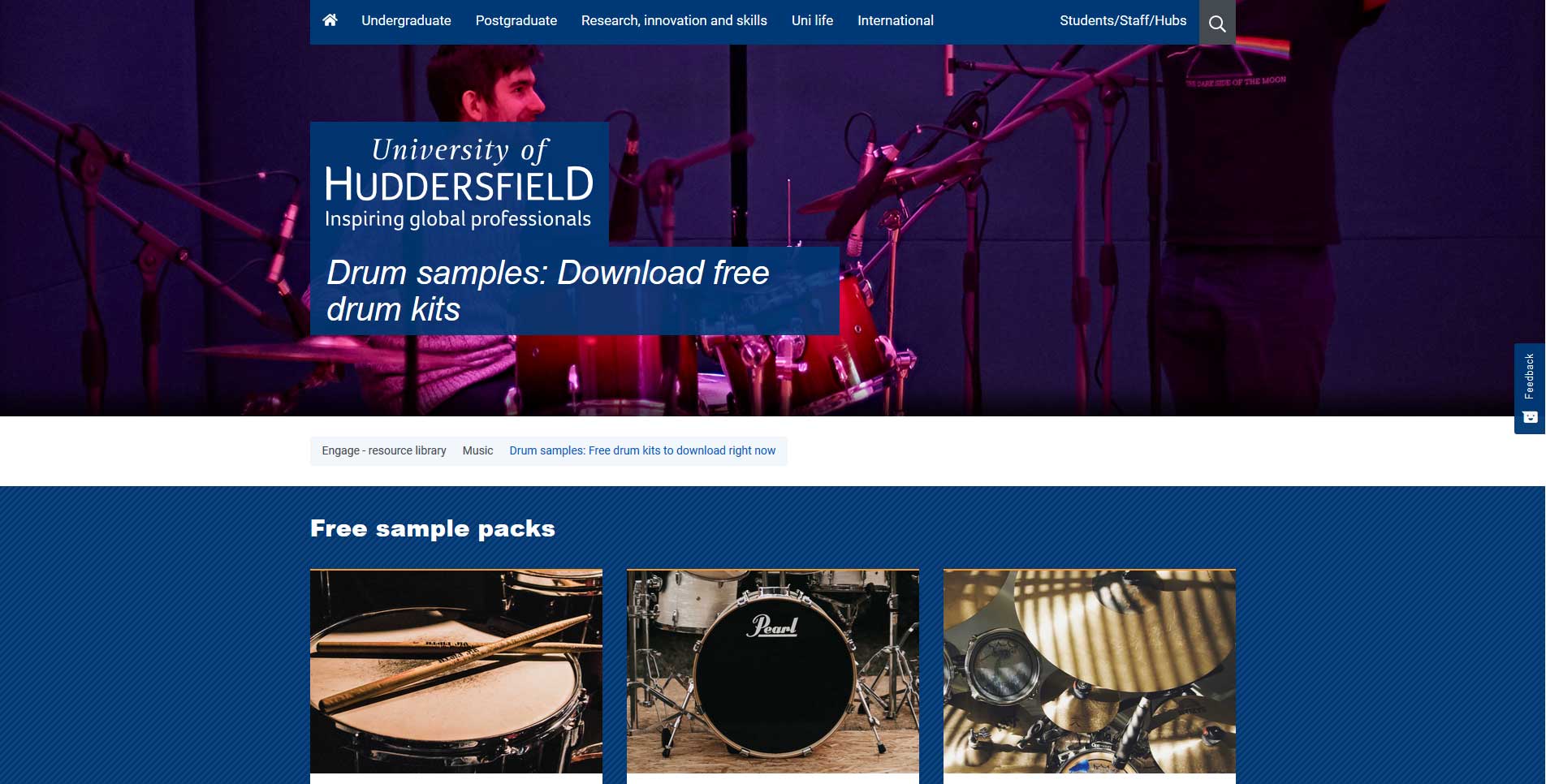 Free drum samples